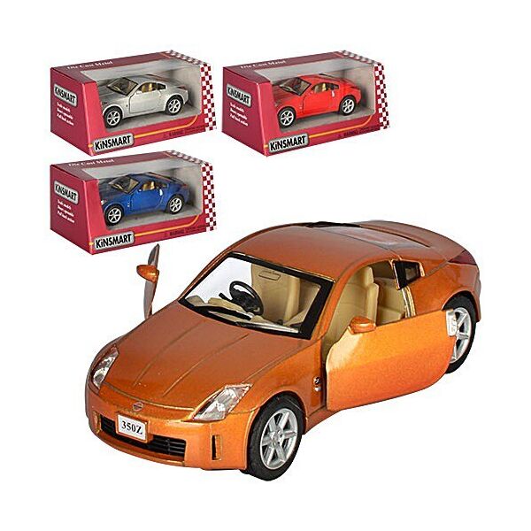 

Машина металлическая Nissan 350z KT5061W (96шт/4) в коробке