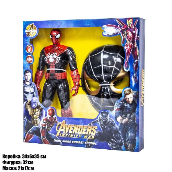 

Игрушка Спайдермен с маской в блистере Spiderman