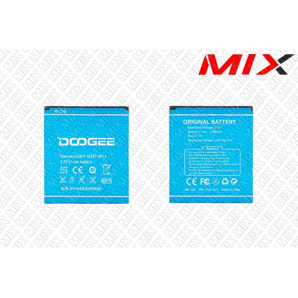 

Батарея для DOOGEE X5 Pro Li-Polymer 3.8V 2400mAh 10380002 Original