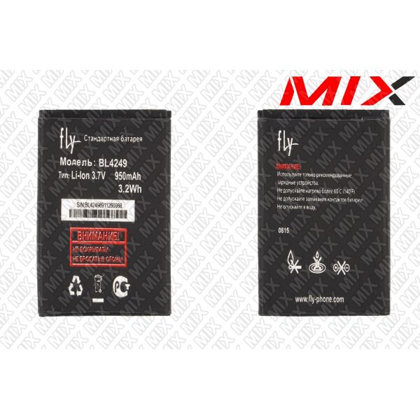 

Батарея для FLY BL4249 P104-992000-110 P104-992000-100 FLY E145TV, E157 Li-ion 3.7V 950mAh 7960000 Original