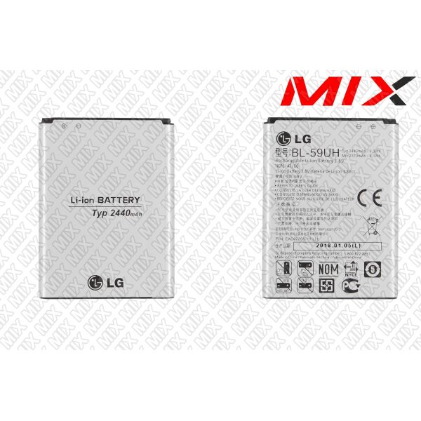 

Батарея для LG BL-59UH Li-ion 3.8V 2440mAh 7997001 Original