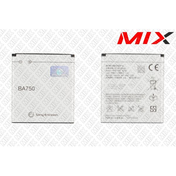

Батарея для SONY BA750 Li-ion 3.6V 1460mAh 8077001 Original