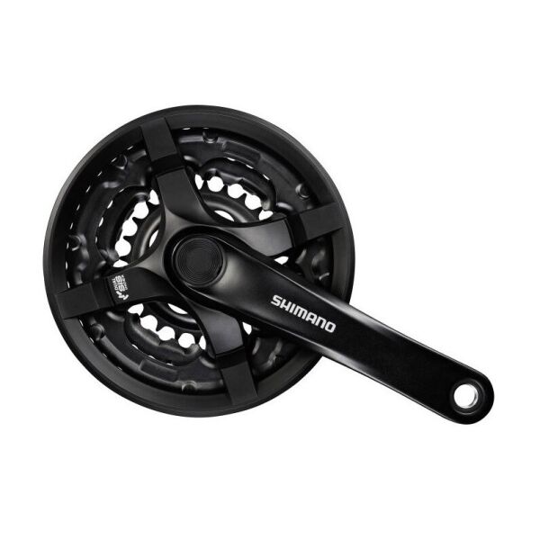 

Шатуни Shimano FC-TY501, 175мм, 42X34X24, захист зірок.