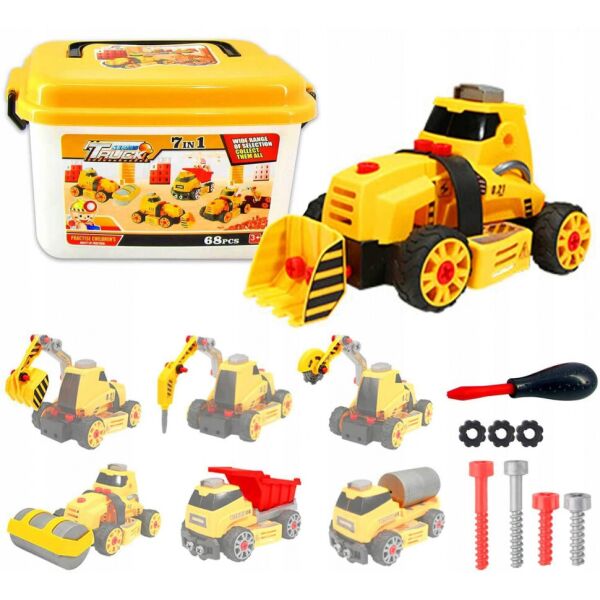 

Игровой набор (конструктор с инструментами) QL6701S-5 Truck 7 in1