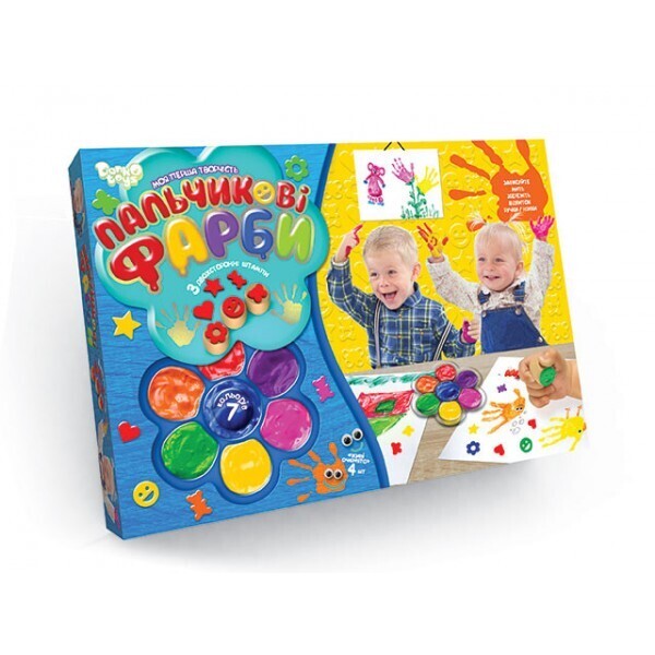 

Набор для творчества Пальчиковые краски 7 цветов Danko Toys (6819DT-RT)
