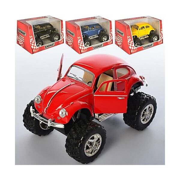 

Машина металлическая VW Beetle KT5057WB (96шт/4)