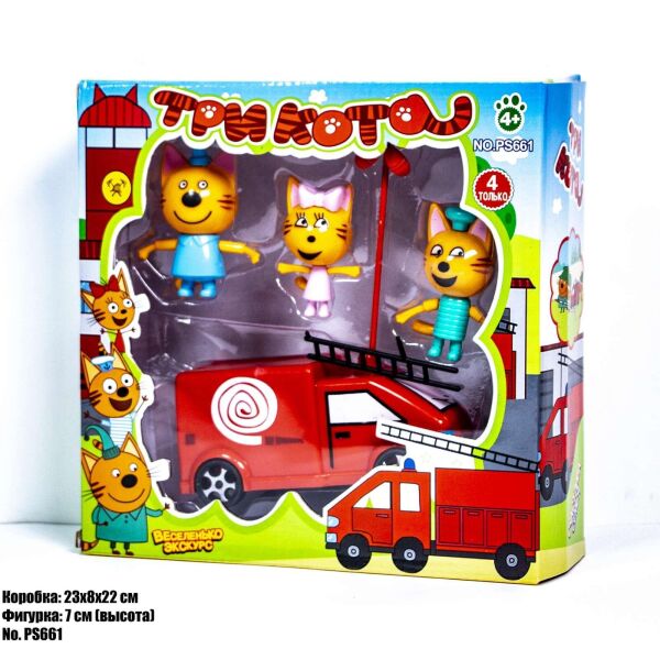 

Набор игровых фигурок ИГРОВОЙ НАБОР ТРИ КОТА PS661