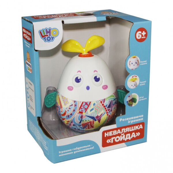

Неваляшка 3132 с подвижными глазками (Желтые ушки)