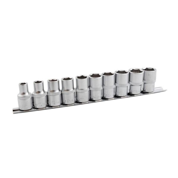 

Набор головок шестигранных 1/2" Mastertool - 10 шт. (10-24 мм)
