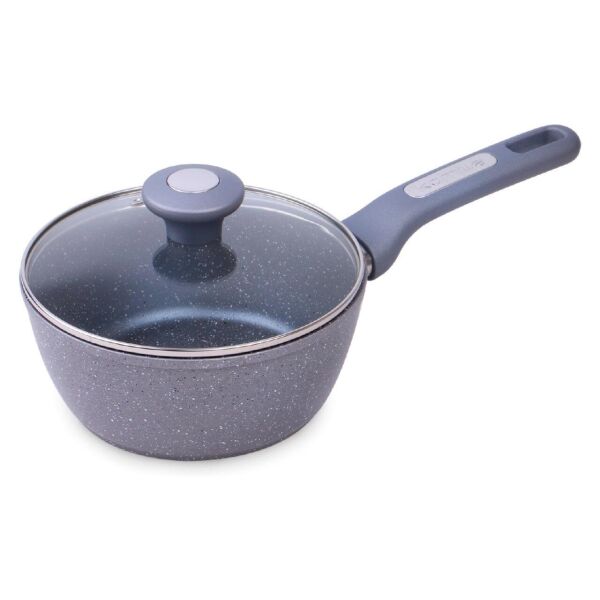 

Ковш антипригарный Kamille - 180 мм x 1,8 л Granite с крышкой