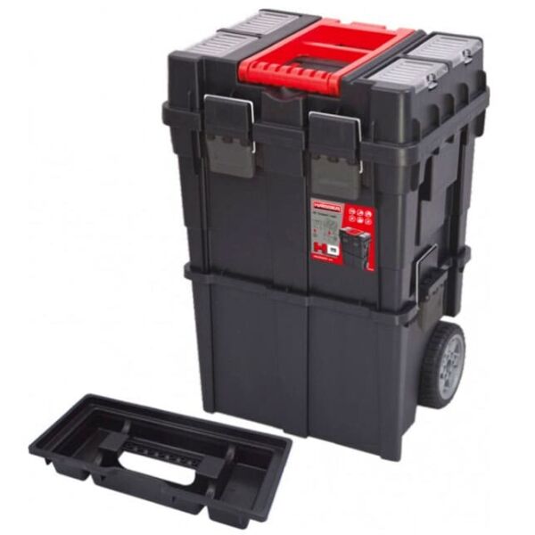 

Ящик для инструментов HAISSER HD Compact Logic на колесах 450x350x645мм (90830)