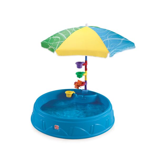 

Песочница-бассейн Step 2 PLAY & SHADE 20x95x95 см, зонтик-127x102x102 см