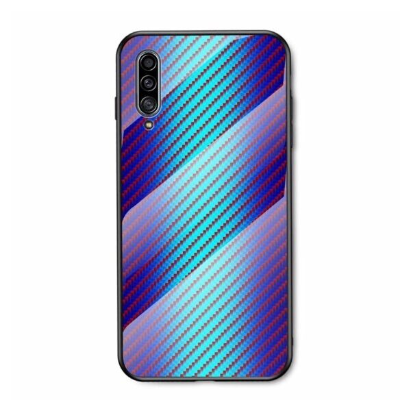 

Карбоновый стекляный чехол Twist для Xiaomi Mi 9 Pro (Голубой)