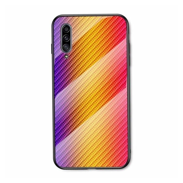 

Карбоновый стекляный чехол Twist для Xiaomi Mi 9 Pro (Оранжевый)