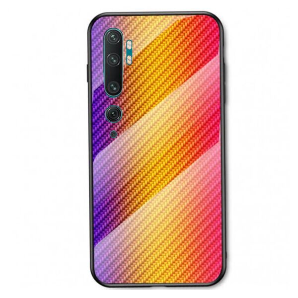 

Карбоновый стекляный чехол Twist для Xiaomi Mi Note 10 / Note 10 Pro / Mi CC9 Pro (Оранжевый)