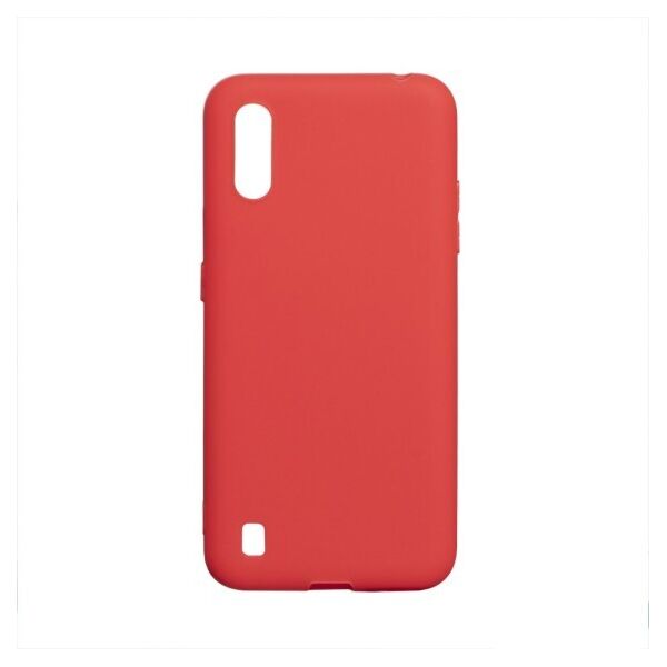 

Силиконовый чехол SMTT для Samsung Galaxy A01 (Красный)
