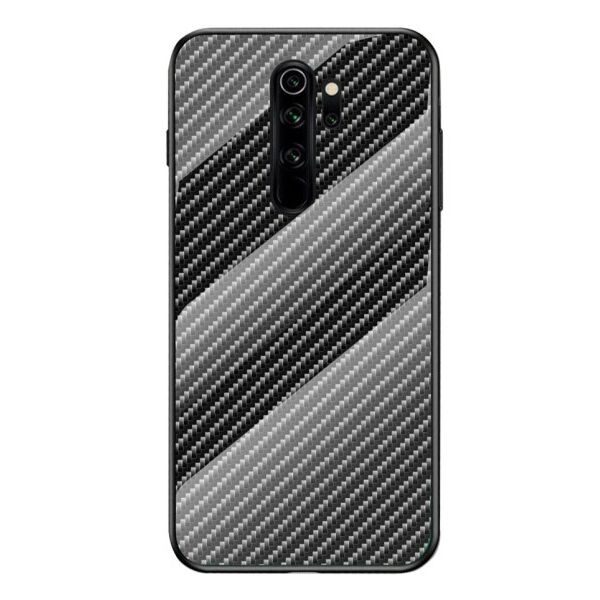 

Карбоновый стекляный чехол Twist для Xiaomi Redmi Note 8 Pro (Черный)