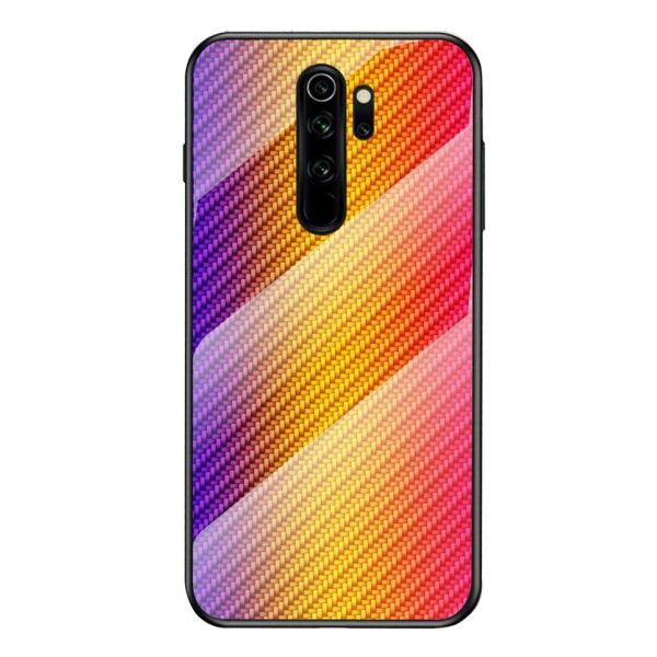 

Карбоновый стекляный чехол Twist для Xiaomi Redmi Note 8 Pro (Оранжевый)