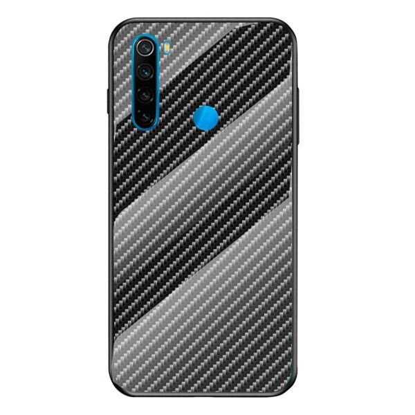 

Карбоновый стекляный чехол Twist для Xiaomi Redmi Note 8 (Черный)