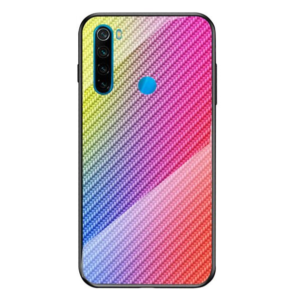 

Карбоновый стекляный чехол Twist для Xiaomi Redmi Note 8 (Сиреневый)