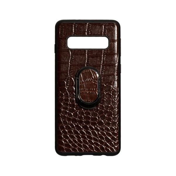 

Задняя Накладка Genuine Leather Croco for Samsung S10 (Коричневый)