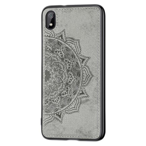 

TPU+Textile чехол Mandala с 3D тиснением для Xiaomi Redmi 7A (Серый)