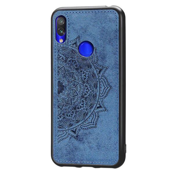 

TPU+Textile чехол Mandala с 3D тиснением для Xiaomi Redmi 7 (Синий)