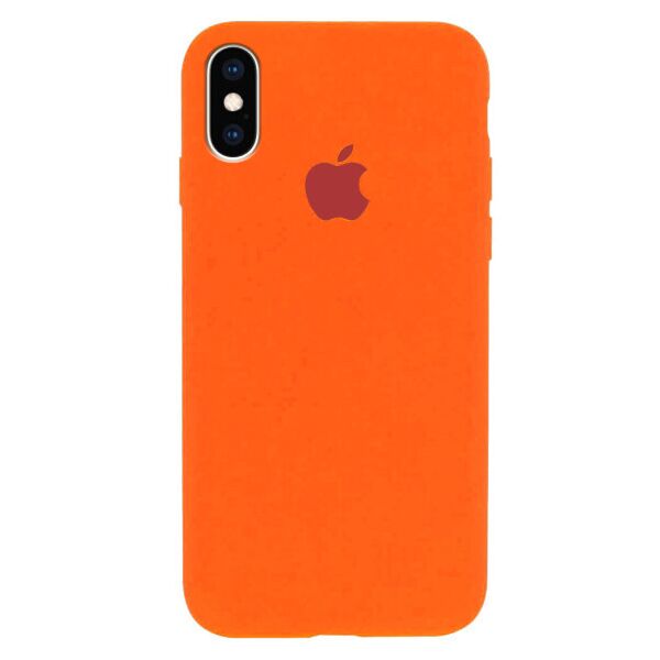 

Чехол Silicone Case Full Protective (AA) для Apple iPhone XS Max (6.5") (OrangeRed)