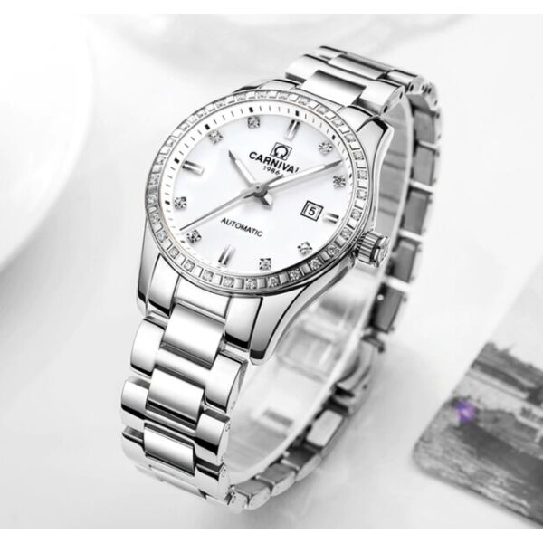 

Стильные Женские наручные механические часы Carnival Luiza Limited