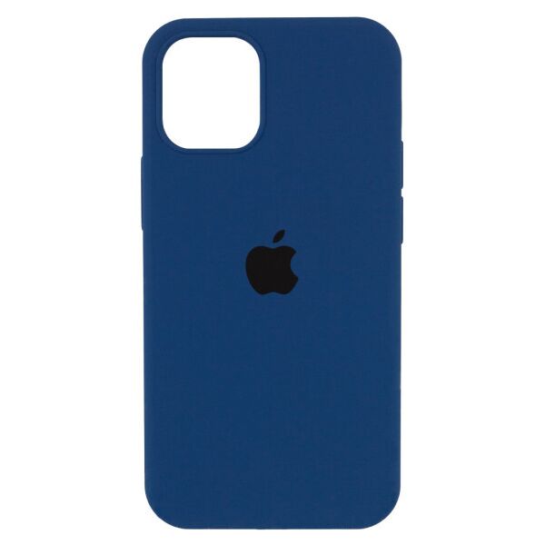 

Silicone Case Full Protective (AA) для Apple iPhone 12 Pro Max (6.7") (Темно-синий)
