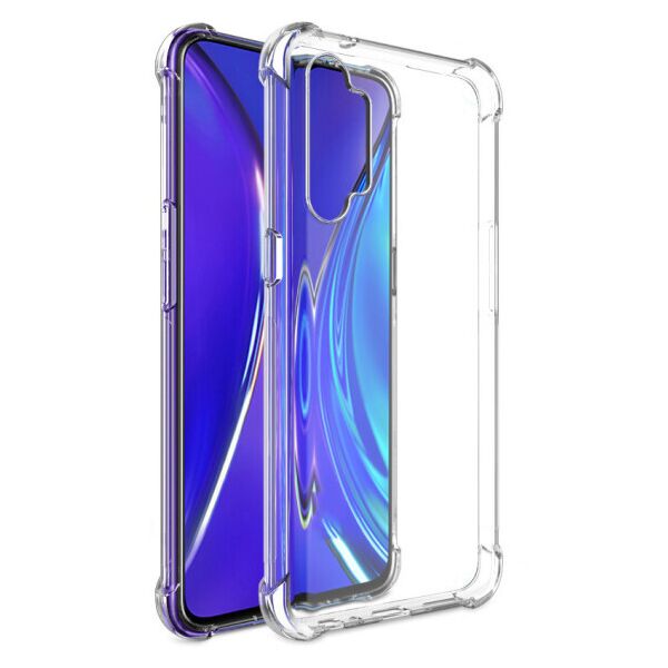 

Силиконовый чехол GETMAN Ease с усиленными углами для Realme XT (Прозрачный)