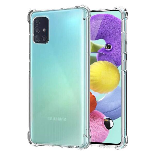 

Силиконовый чехол GETMAN Ease с усиленными углами для Samsung Galaxy A71 (Прозрачный)