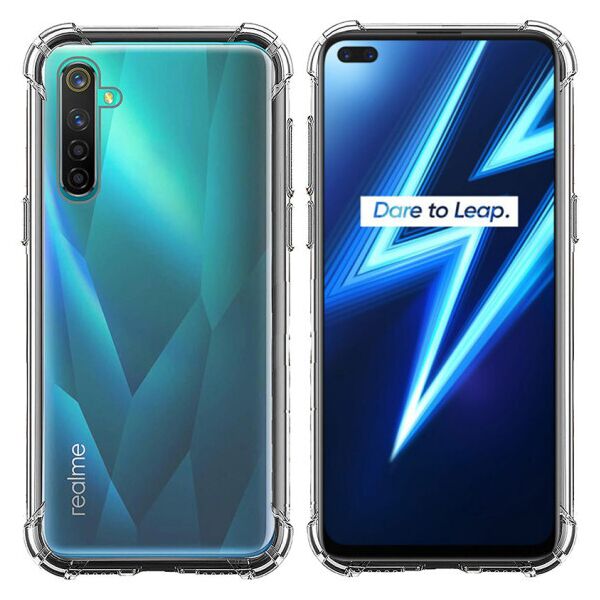 

Силиконовый чехол GETMAN Ease с усиленными углами для Realme 6 Pro (Прозрачный)