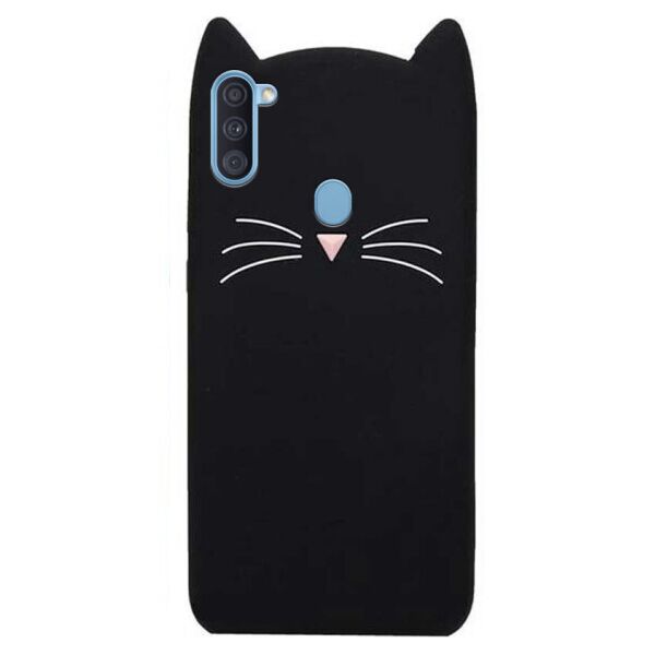 

Силиконовая накладка 3D Cat для Samsung Galaxy A11 (Черный)