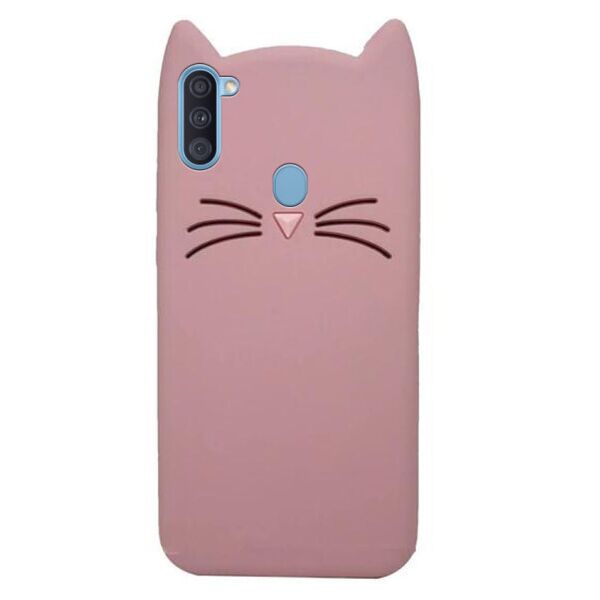 

Силиконовая накладка 3D Cat для Samsung Galaxy A11 (Розовый)