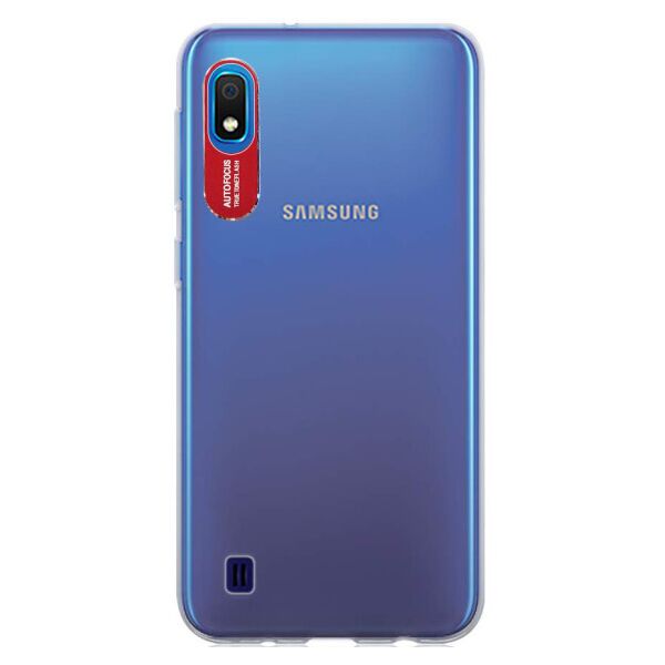 

TPU чехол Epic clear flash для Samsung Galaxy A10 (A105F) (Прозрачный / Красный)