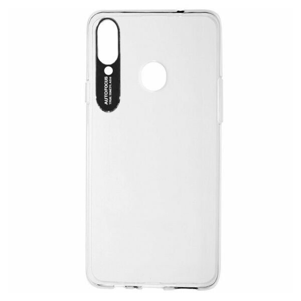 

TPU чехол Epic clear flash для Samsung Galaxy A20s (Прозрачный / Черный)