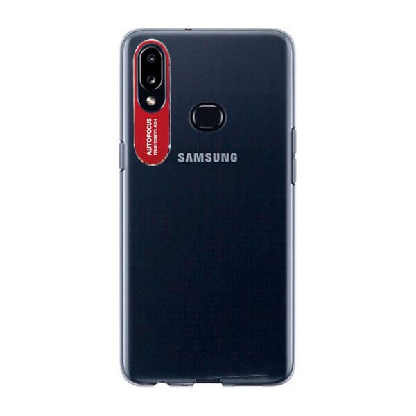 

TPU чехол Epic clear flash для Samsung Galaxy A10S (Прозрачный / Красный)