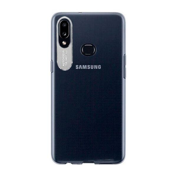 

TPU чехол Epic clear flash для Samsung Galaxy A10S (Прозрачный / Серебряный)