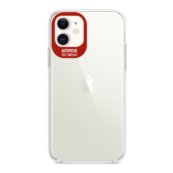 

TPU чехол Epic clear flash для Apple iPhone 11 (6.1") (Прозрачный / Красный)