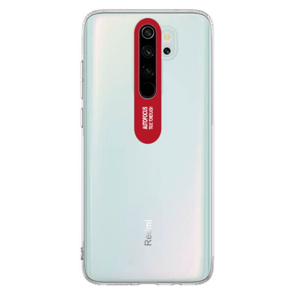 

TPU чехол Epic clear flash для Xiaomi Redmi Note 8 Pro (Красный)