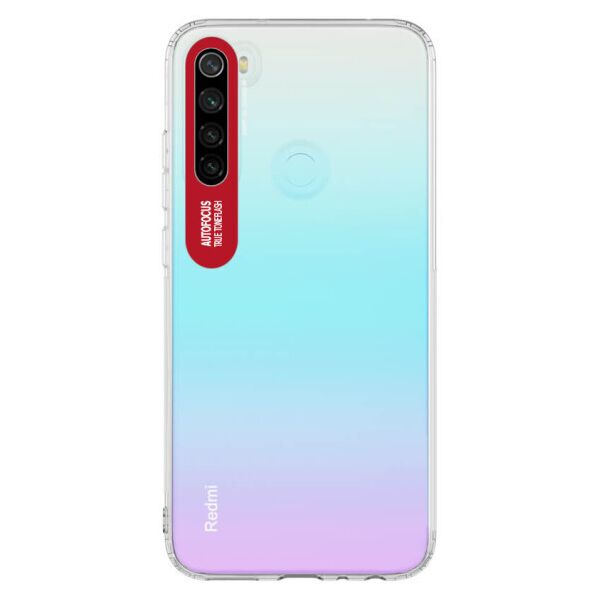 

TPU чехол Epic clear flash для Xiaomi Redmi Note 8 (Прозрачный / Красный)