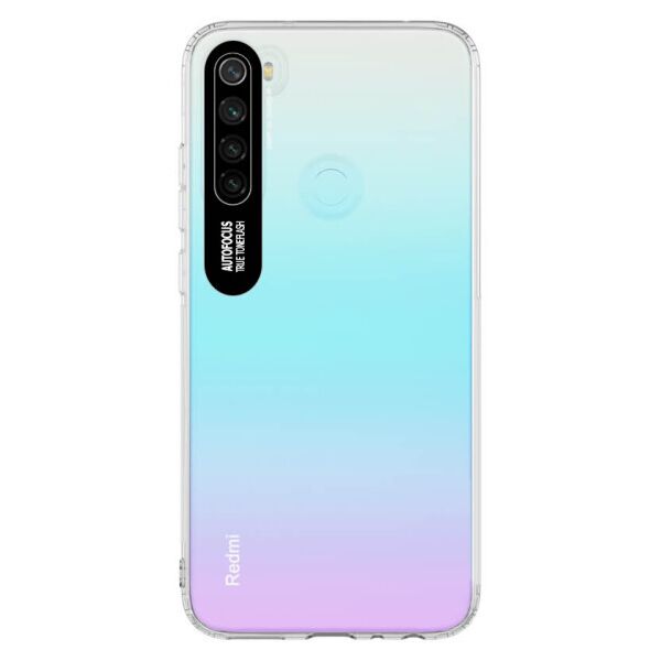 

TPU чехол Epic clear flash для Xiaomi Redmi Note 8 (Прозрачный / Черный)
