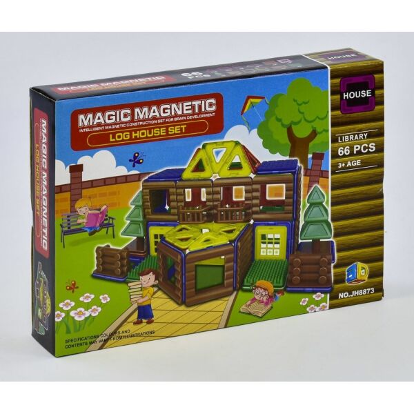 

Магнитный конструктор Библиотека Magic Magnetic JH8873 66 деталей