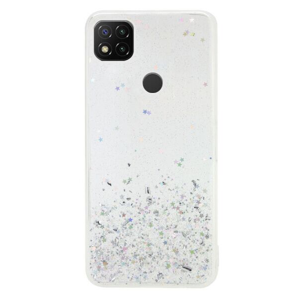 

Силиконовый чехол Star Glitter для Xiaomi Redmi 9C (Белый)