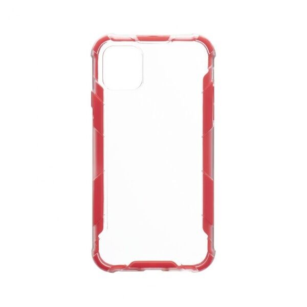 

Бронированный противоударный чехол Iron Armor Clear для Apple iPhone 11 (Красный)