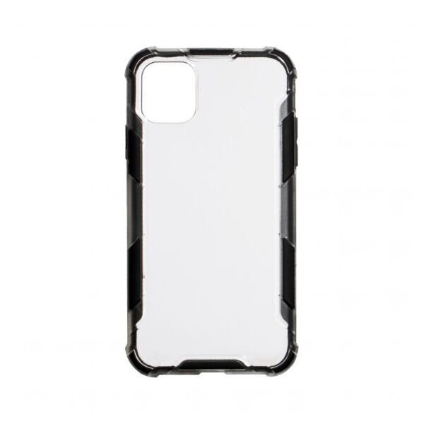 

Бронированный противоударный чехол Iron Armor Clear для Apple iPhone 11 (Черный)