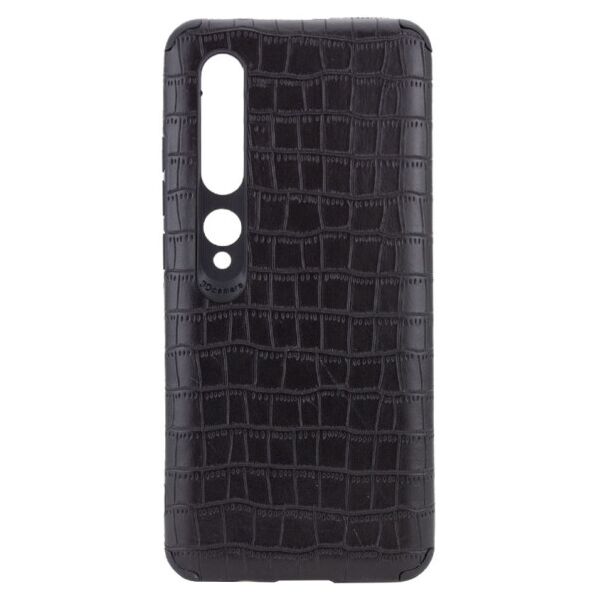 

Кожаная накладка Epic Vivi Crocodile series для Xiaomi Mi 10 / Mi 10 Pro (Черный)