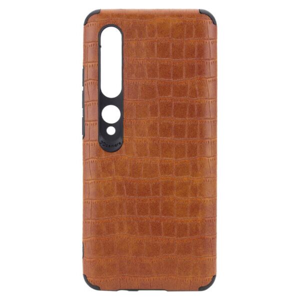 

Кожаная накладка Epic Vivi Crocodile series для Xiaomi Mi 10 / Mi 10 Pro (Sienna)