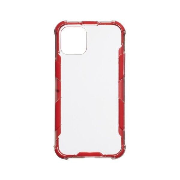 

Бронированный противоударный чехол Iron Armor Clear для Apple iPhone 12 Pro Max (Красный)